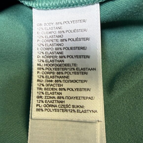 The North Face Women’s Performance 1/2-Zip Top Medium Green EUC - Picture 6 of 10